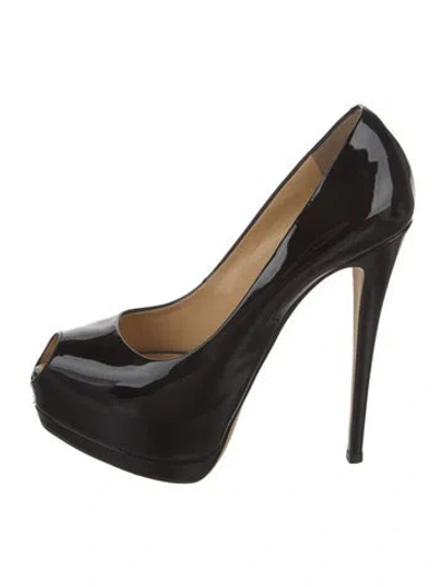 Pre-owned Giuseppe Zanotti Patent Leather Pumps In Black