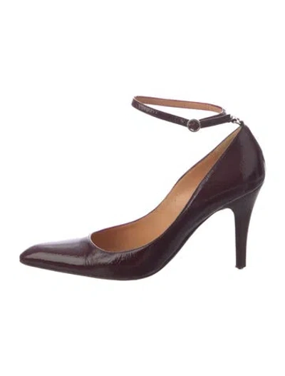 Pre-owned Giuseppe Zanotti Patent Leather Pumps In Brown