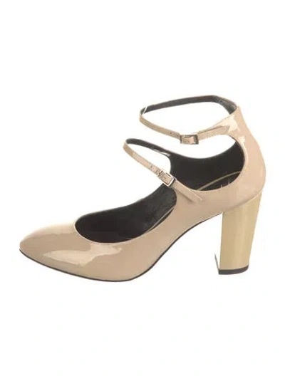 Pre-owned Giuseppe Zanotti Patent Leather Pumps In Neutral