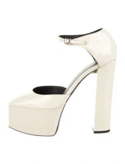 Pre-owned Giuseppe Zanotti Patent Leather Pumps In Neutral