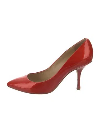 Pre-owned Giuseppe Zanotti Patent Leather Pumps In Red