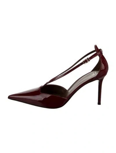 Pre-owned Giuseppe Zanotti Patent Leather Pumps In Red