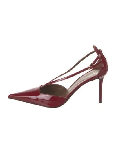 Pre-owned Giuseppe Zanotti Patent Leather Pumps In Red