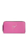 Giuseppe Zanotti Paula Logo-lettering Wallet In Pink