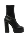 Giuseppe Zanotti Platform Ankle Boots In 블랙