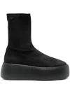 Giuseppe Zanotti Platform Ankle Boots In Black