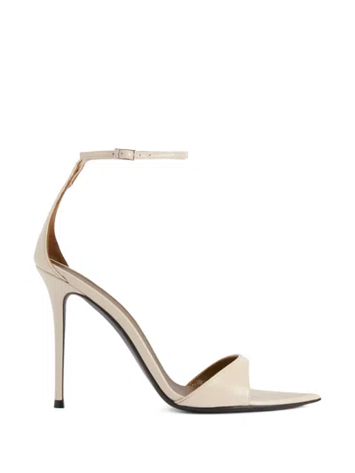 Giuseppe Zanotti Pointed-toe Stiletto Sandals In Neutral