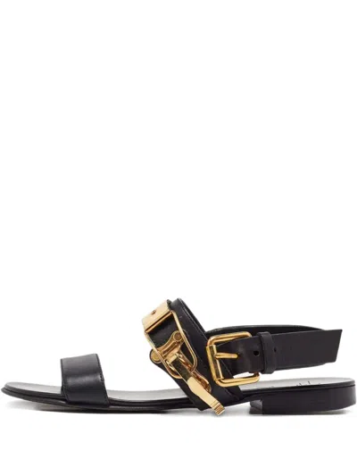Pre-owned Giuseppe Zanotti  Buckle-detail Flat Sandals