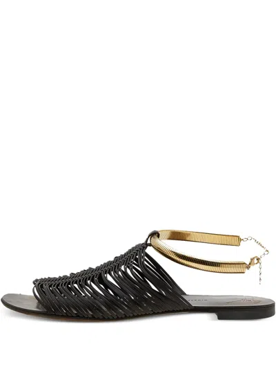 Pre-owned Giuseppe Zanotti  Strappy Flat Sandals
