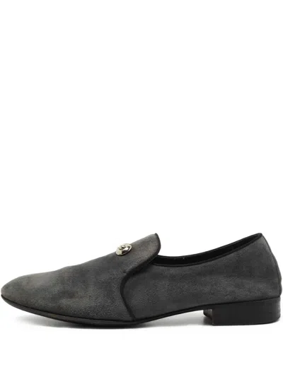 Pre-owned Giuseppe Zanotti  Suede Slip-on Loafers