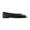 Giuseppe Zanotti Punta Amanda Ballerinas In Black