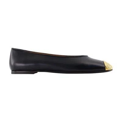 Giuseppe Zanotti Punta Amanda Ballerinas In Black