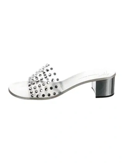 Pre-owned Giuseppe Zanotti Pvc Patterned Slides