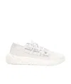 Giuseppe Zanotti Python Printed Sneakers In White