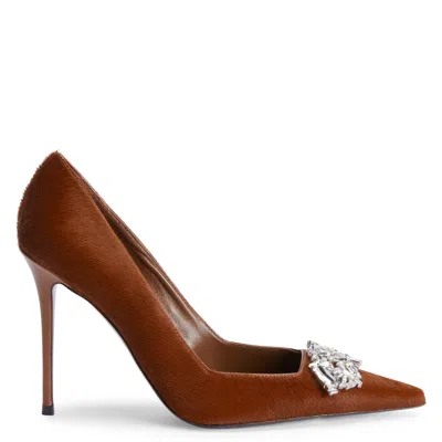 Giuseppe Zanotti Raquel Crystal 105 In Brown