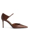 Giuseppe Zanotti 85mm Raquel D'orsay Pumps In Brown