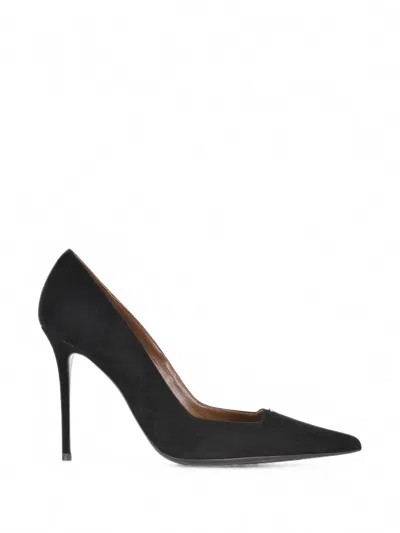 Giuseppe Zanotti Raquel Rhinestone-embellished Suede Pumps In Black