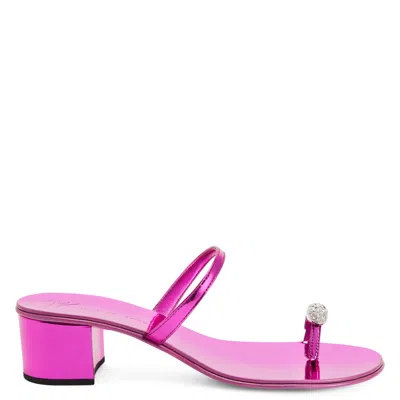 Giuseppe Zanotti Ring 40 In Fucsia
