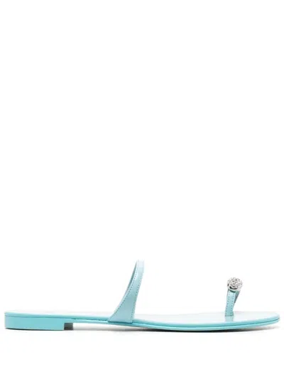 Giuseppe Zanotti Rock Sandals In Blue