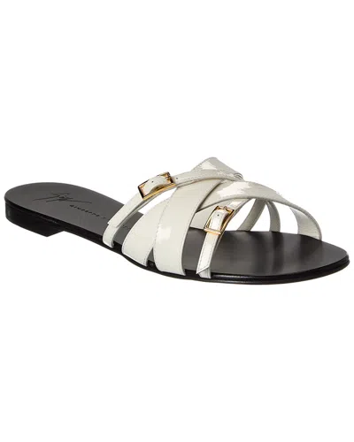 GIUSEPPE ZANOTTI ROLL PATENT SANDAL