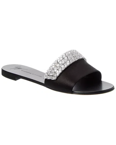 Giuseppe Zanotti Roll Satin Sandal
