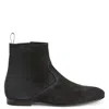 Giuseppe Zanotti Ron Suede Ankle Boots In Grey