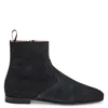 Giuseppe Zanotti Ron Suede Ankle Boots In Grey