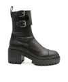 Giuseppe Zanotti Round-head Short Boots In Black