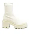 Giuseppe Zanotti Multicolor Leather Ankle Boots With Block Heel In White