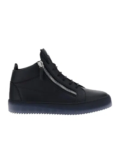 Giuseppe Zanotti Round-headed Sports Shoes In Black