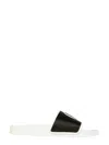Giuseppe Zanotti Rubber Slide Sandals In White