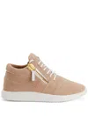 Giuseppe Zanotti Runner Lace-up Sneakers In Nude