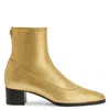 Giuseppe Zanotti Sallie Metallic Boots In Gold