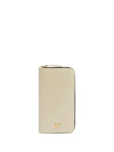 Giuseppe Zanotti Samuel Continental Leather Wallet In 中性色