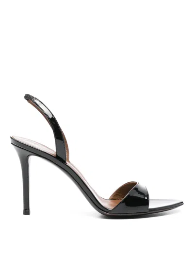 Giuseppe Zanotti Women Leather Sandals In Black