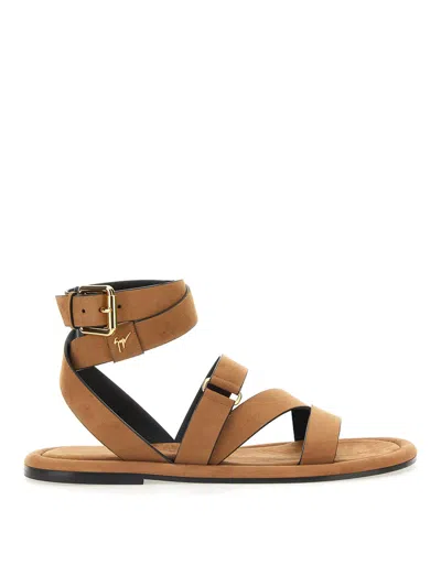 Giuseppe Zanotti Sandalo Aymon In Light Brown