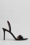 Giuseppe Zanotti Snake-embossed Leather Slingback Sandals