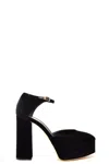 Giuseppe Zanotti Guendaline Suede Platform Pumps In Black