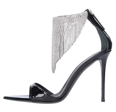 Giuseppe Zanotti Sandals Black In Nero Neri E Grigi