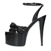 Giuseppe Zanotti Sandals Black In Nero Neri E Grigi