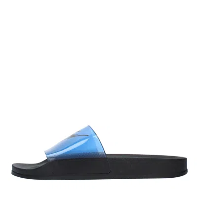 Giuseppe Zanotti Sandals Blue In Blu Blu E Verdi