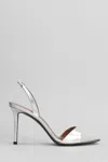 Giuseppe Zanotti 100mm Llilibeth Sandals In Silver