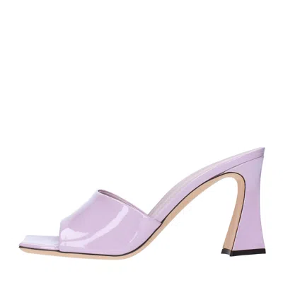 Giuseppe Zanotti Sandals Lilac In Lilla Chiari E Naturali