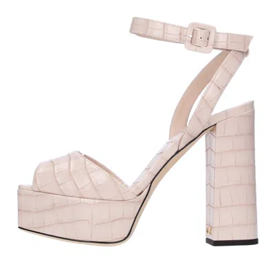 Giuseppe Zanotti Sandals Pink In Rosa Chiari E Naturali