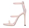 Giuseppe Zanotti Sandals In Rosa Chiari E Naturali