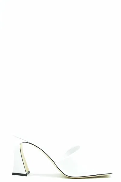 Giuseppe Zanotti White Leather Sandals