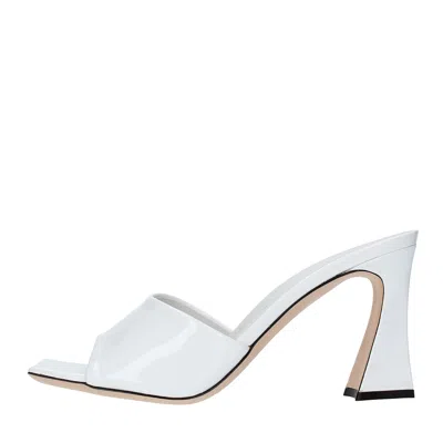 Giuseppe Zanotti Sandals White In Bianco Chiari E Naturali