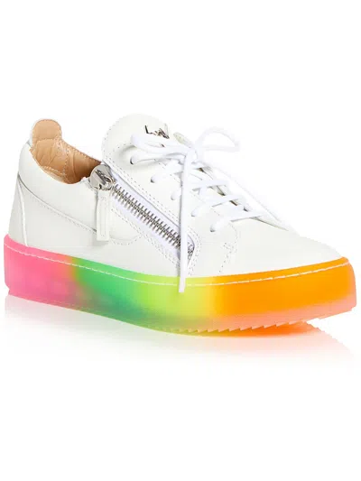 Giuseppe Zanotti Woman Sneakers White Size 12 Soft Leather