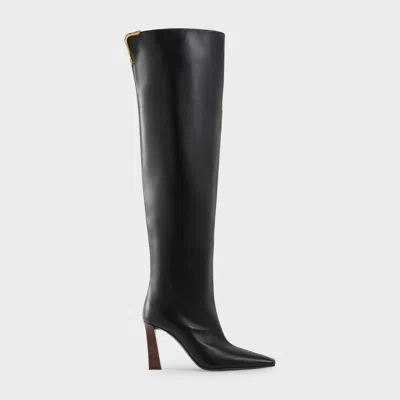 Giuseppe Zanotti Seal Boots 90 In Black