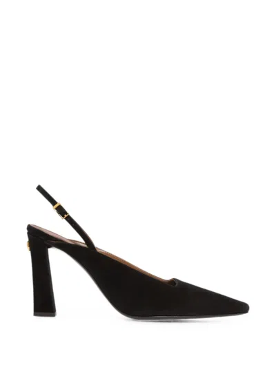 Giuseppe Zanotti Seal Slingback 90 Pumps In Black